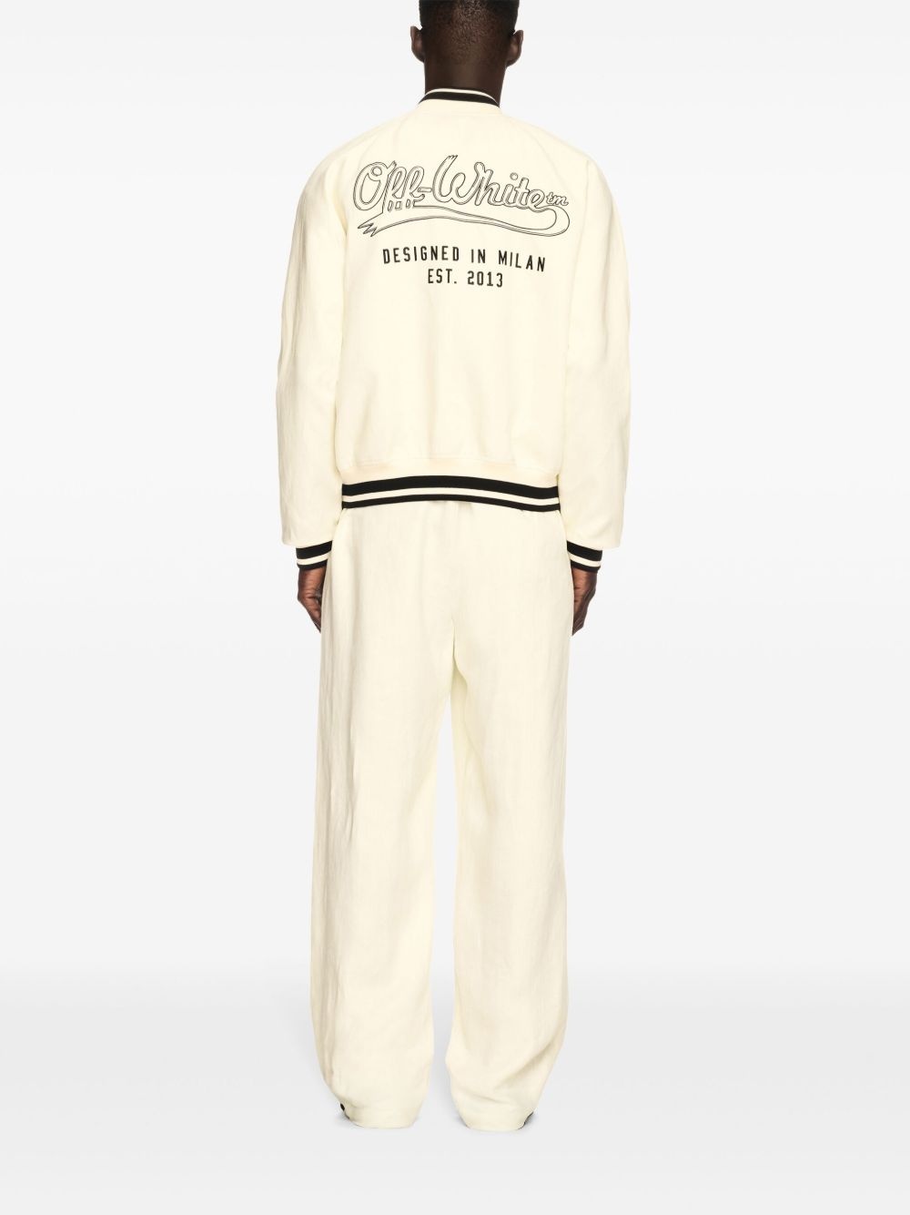 logo-print trousers - 4