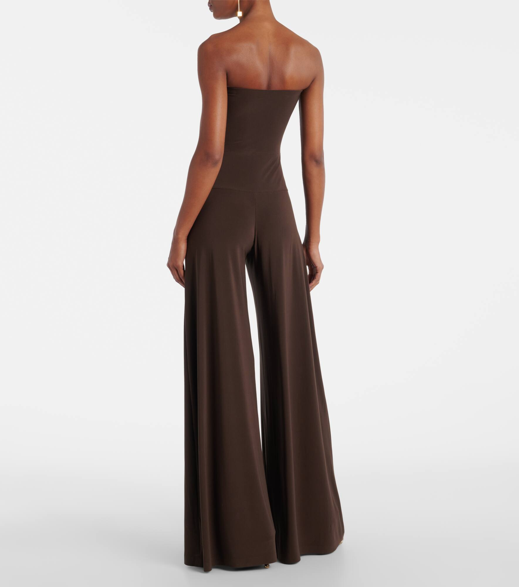 Strapless jersey jumpsuit - 3