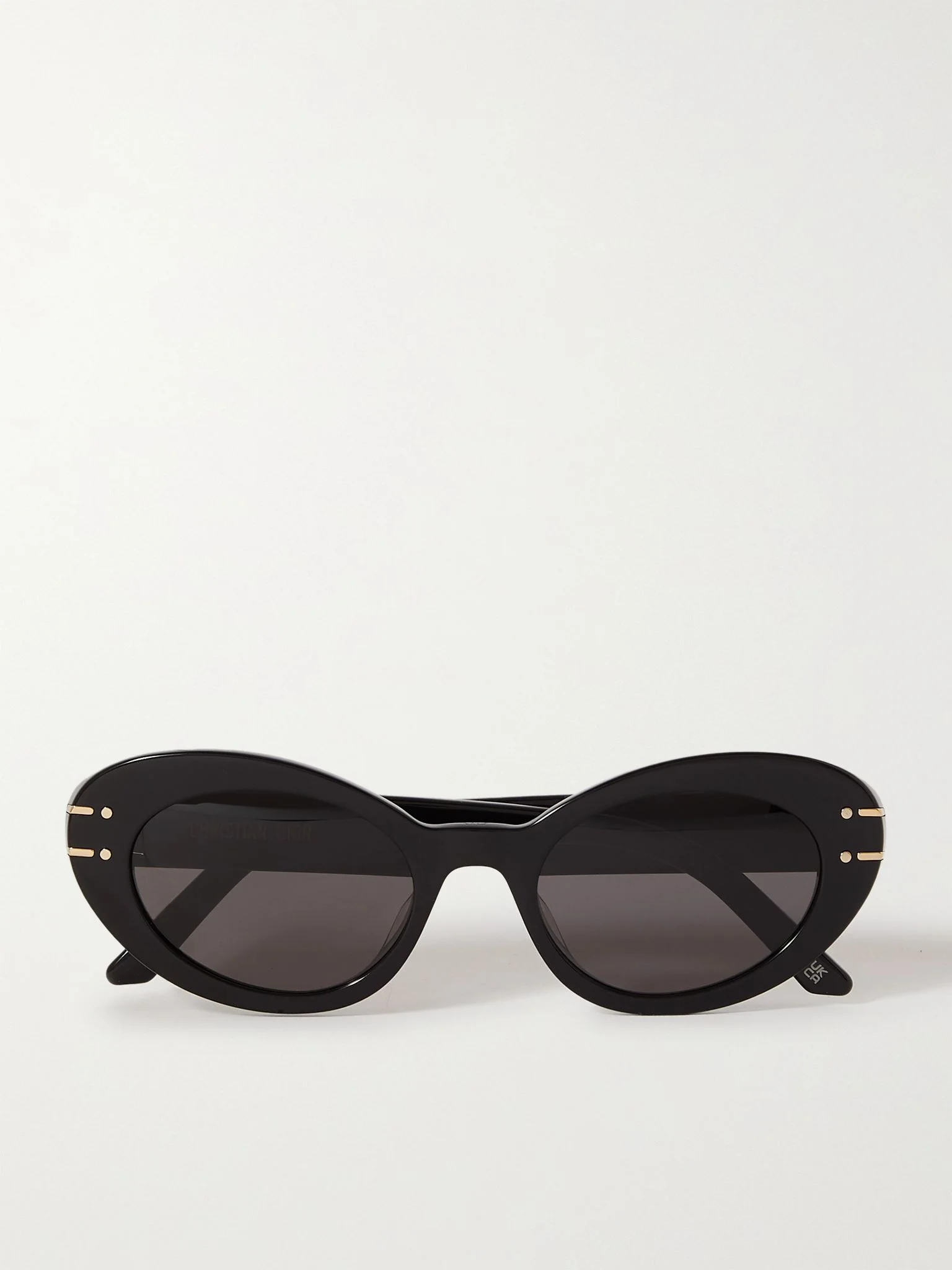 DiorSignature B3U cat-eye acetate and gold-tone sunglasses Black - 1