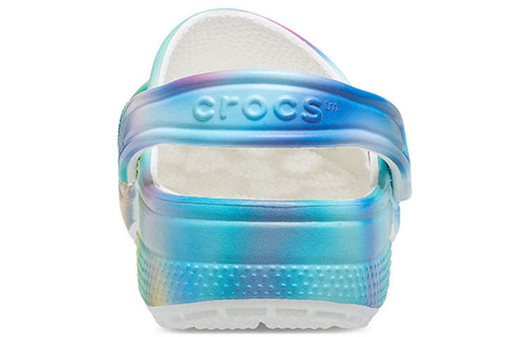 Crocs Colorful Crocs Beach Unisex Multi-Color White Sandals 207556-94S - 6