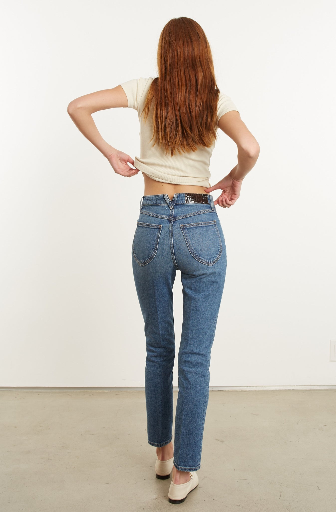 CHARLOTTE SKINNY STRAIGHT LEG DENIM - 7