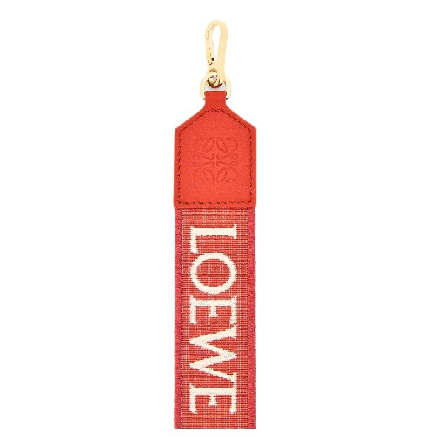Loewe Anagram Strap In Jacquard And Calfskin - 2