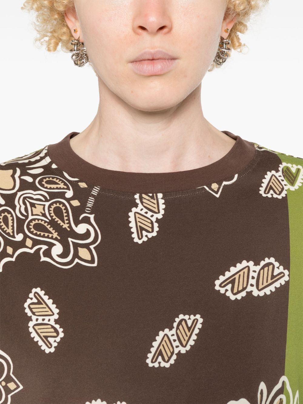 Tシャツ・カットソー THE ATTICO COTTON T-SHIRT THE ATTICO Half-zip cotton-jersey T-shirt | NET-A-PORTER