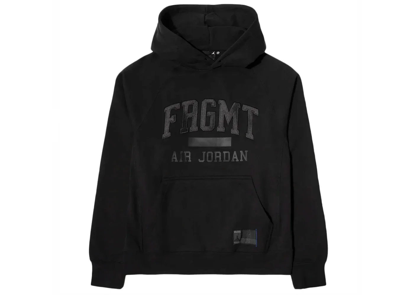 Jordan x Fragment Pullover Hoodie Black/Reflective Silver - 1