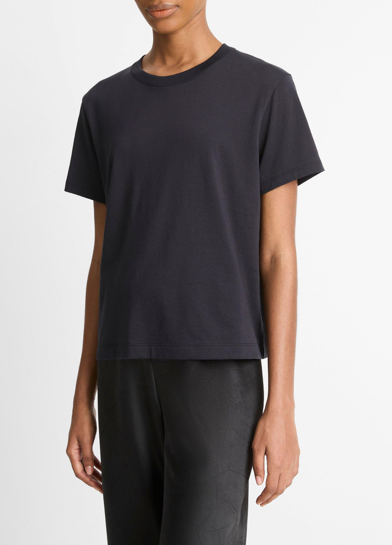 Vince Pima Cotton Crew Neck T-Shirt outlook