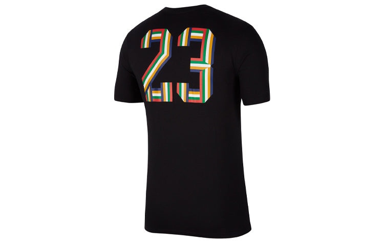 Air Jordan Sport Dna Jumpman Round Neck Short Sleeve Black CU1975-010 - 2