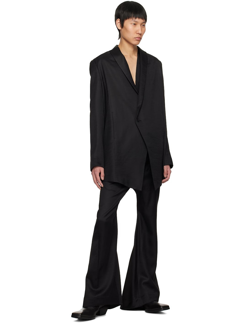 Julius Black Flared Jet Trousers outlook