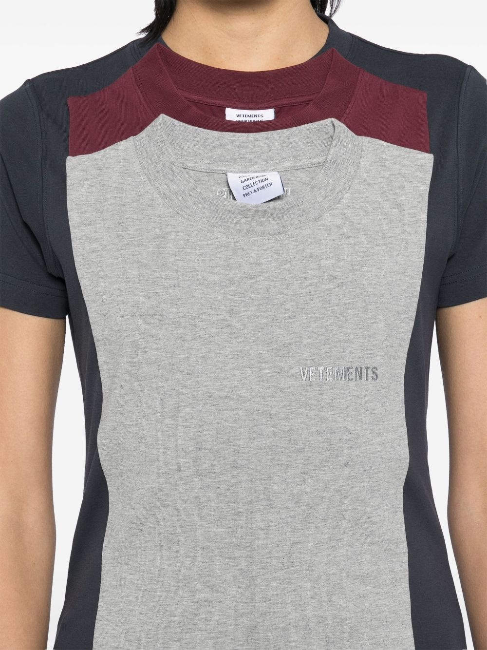 layered T-shirt - 5
