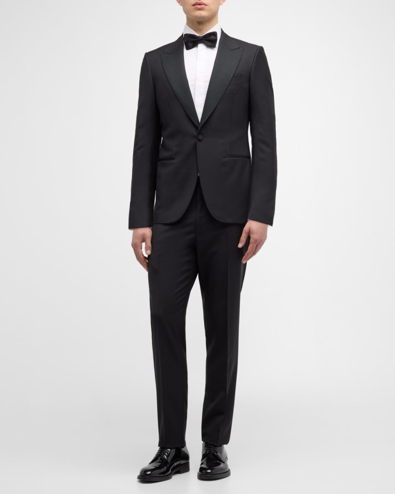 ZEGNA Men's Wool-Mohair Solid Tuxedo outlook