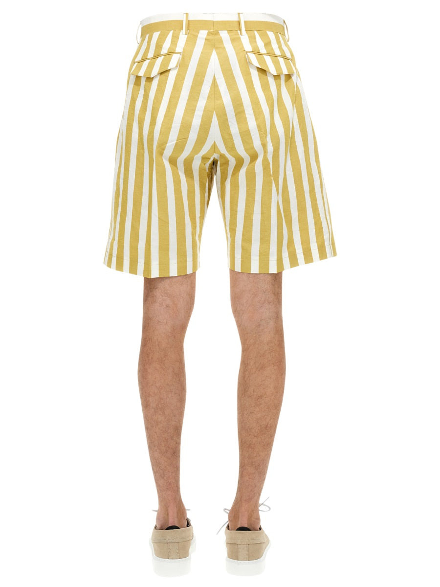 Paul Smith Men "Deckchair Stripe" Bermuda - 4