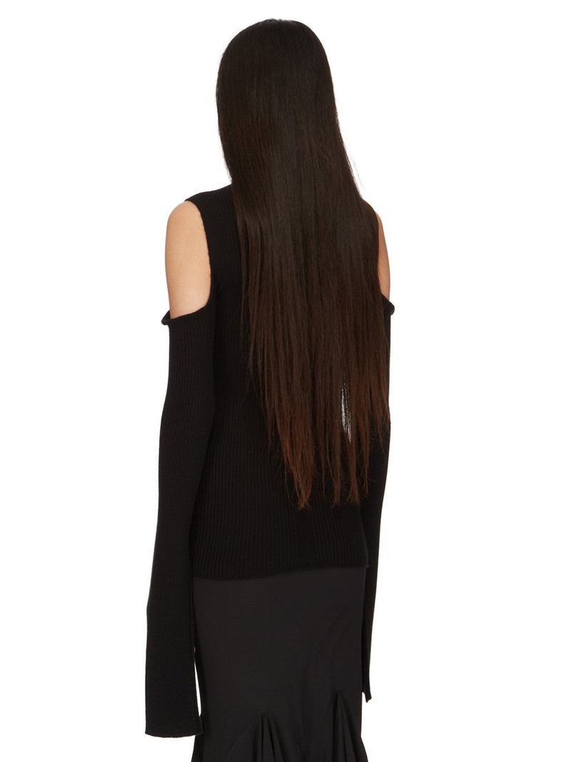 Cutout virgin wool top 3