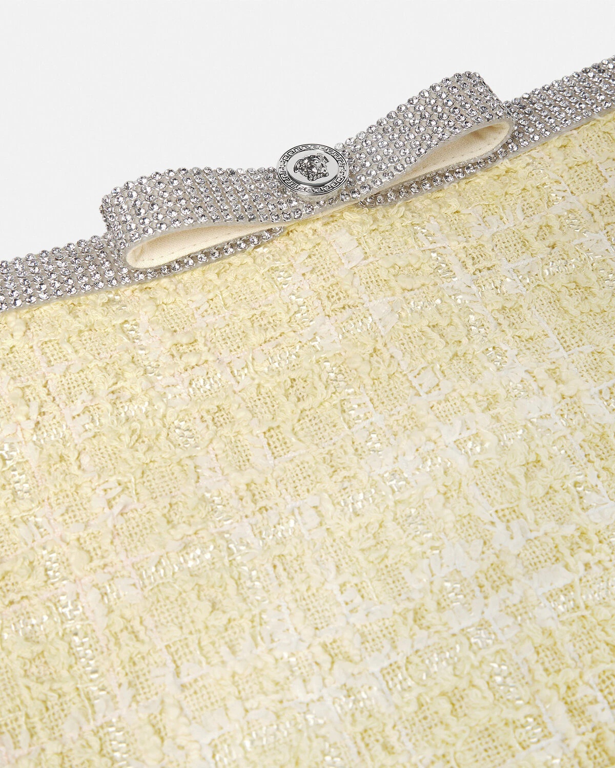 Crystal Tweed A-Line Mini Skirt - 2