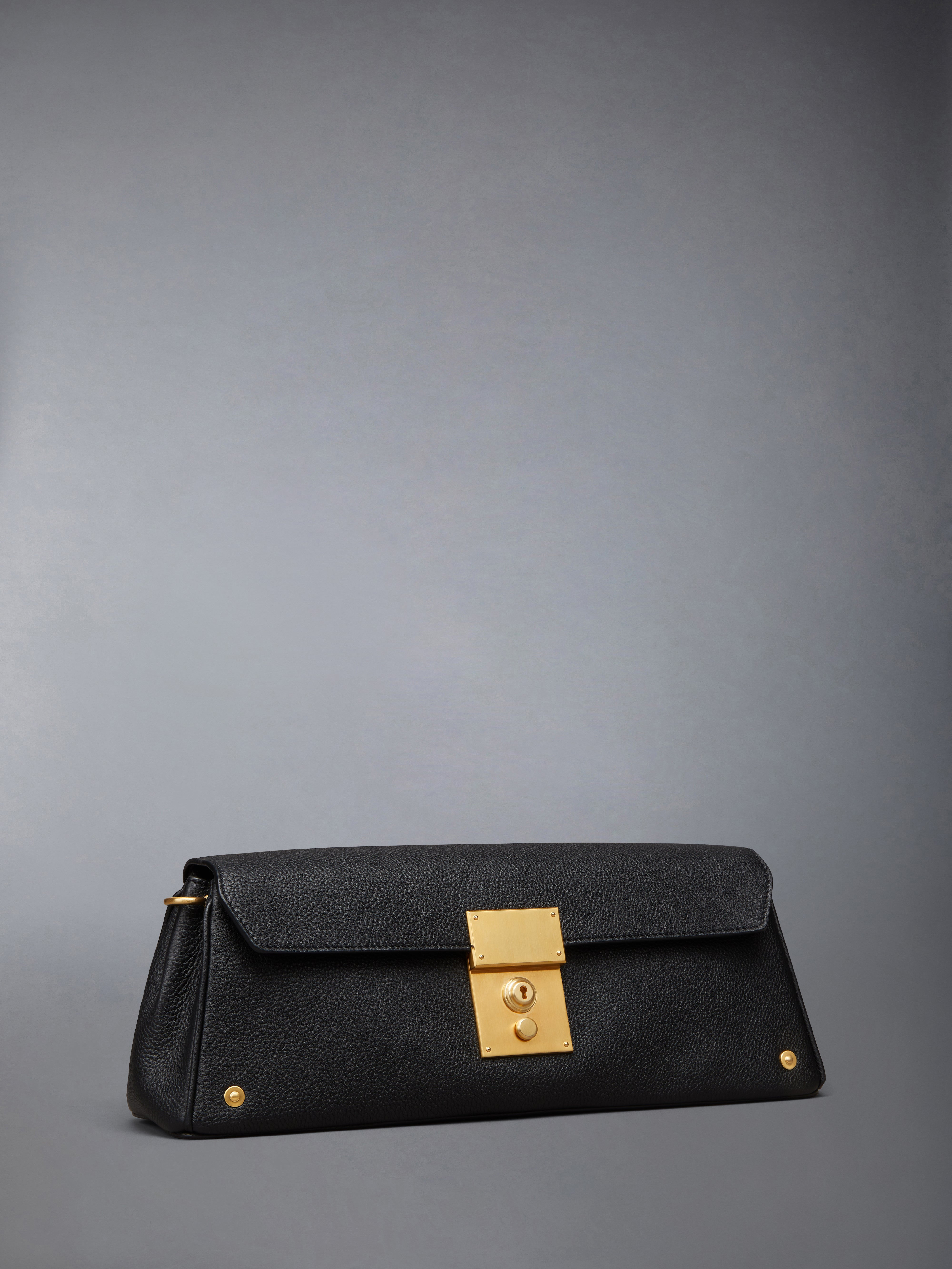 Soft Pebble Grain Mrs. Thom Baguette Clutch - 2