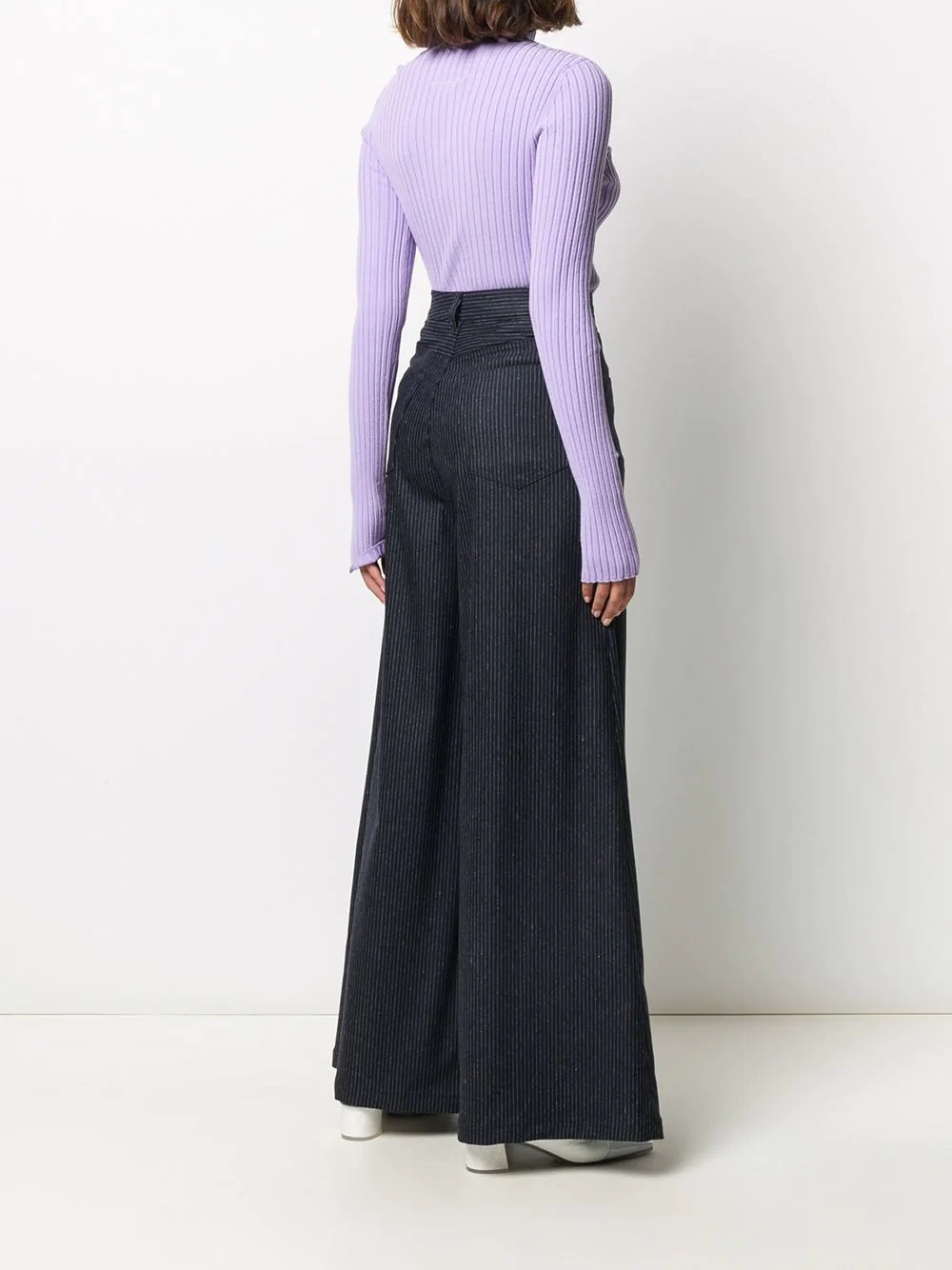 wide-leg trousers - 4