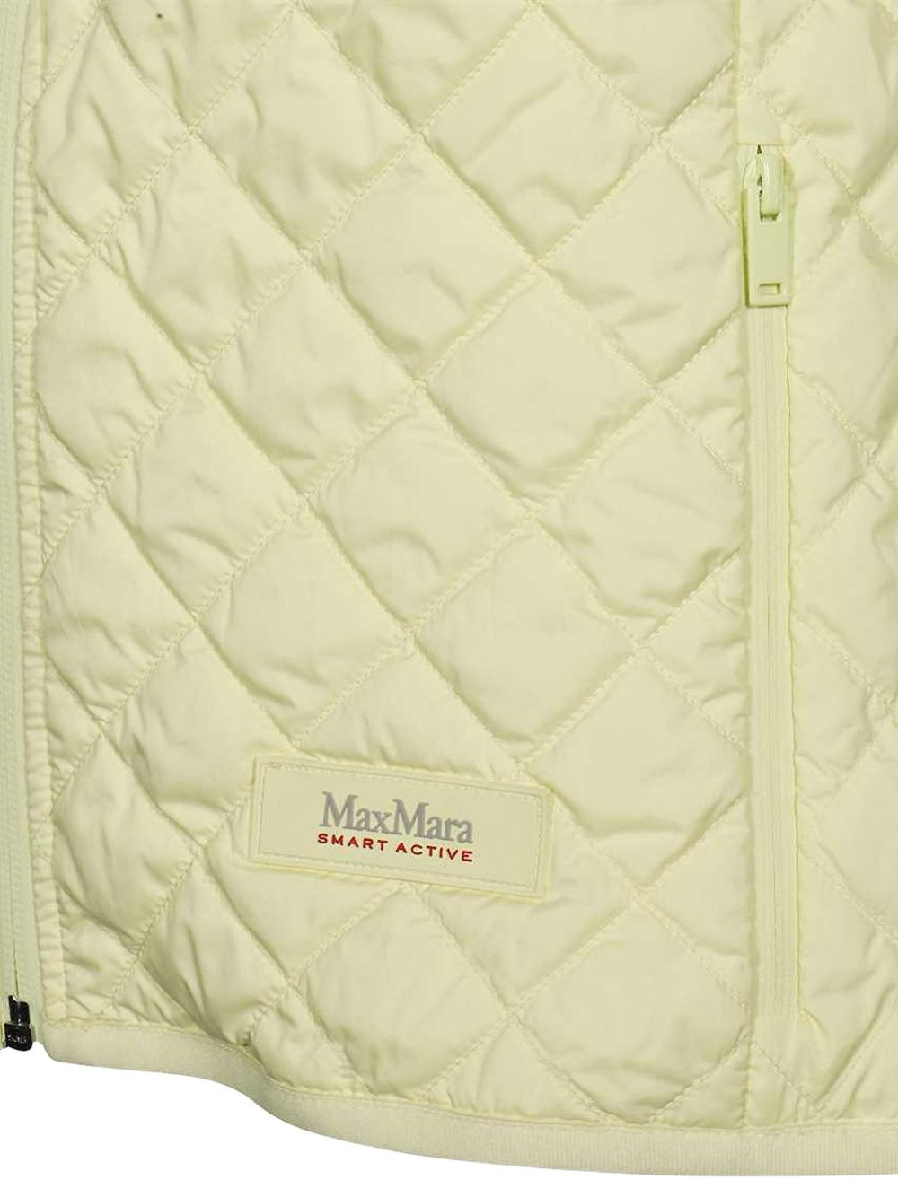 logo-patch quilted gilet - 3