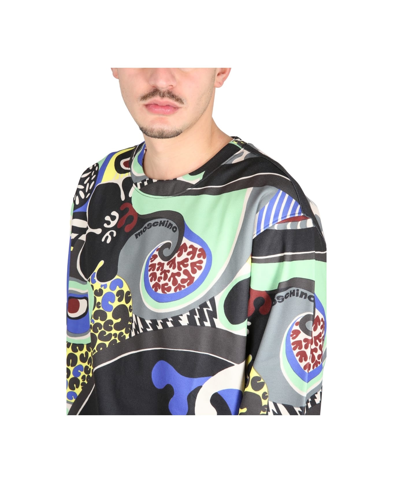 Psychedelic Print Sweatshirt - 4