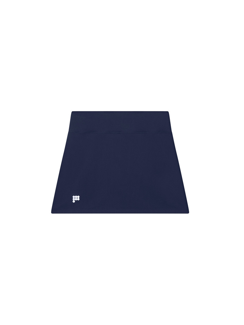 Womens Court Side Skort - Granite Navy 1