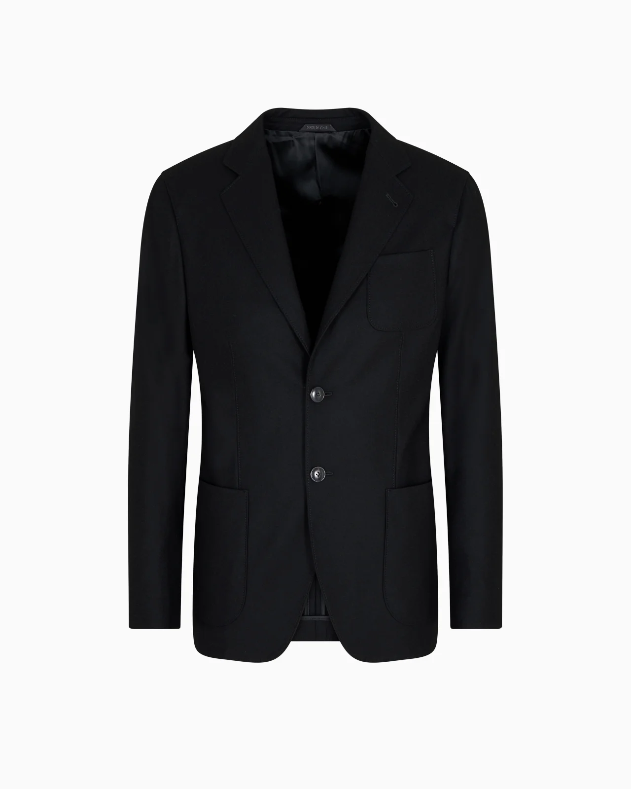 UPTON LINE SINGLE-BREASTED JACKET IN STRETCH CASHMERE DRAP - 1