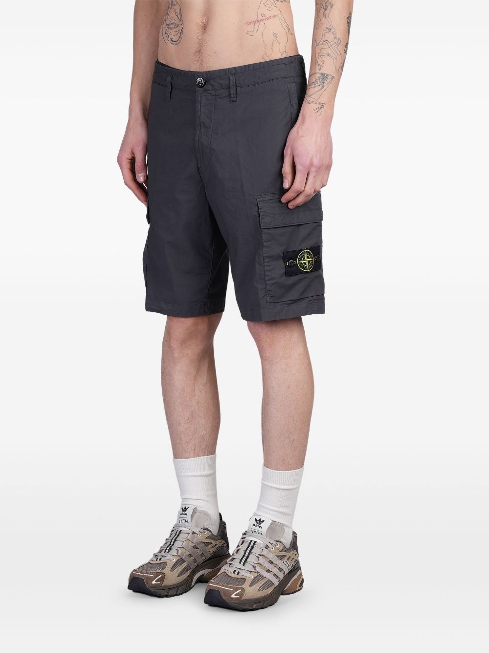 Compass-badge shorts - 3