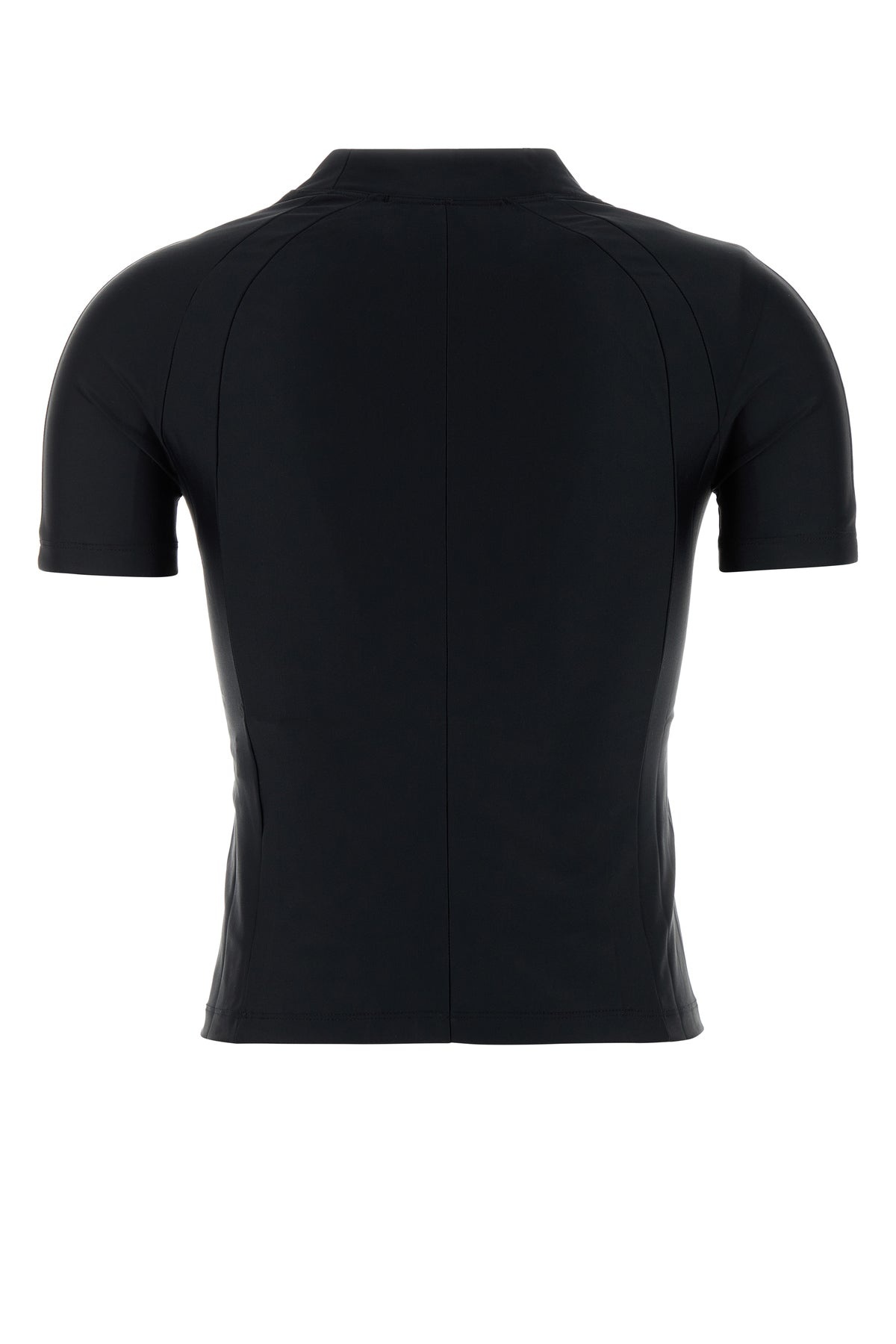 Black stretch nylon t-shirt - 2