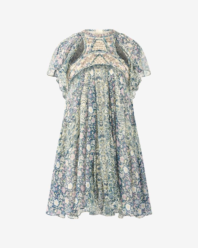 Isabel Marant ODILE SILK DRESS | REVERSIBLE