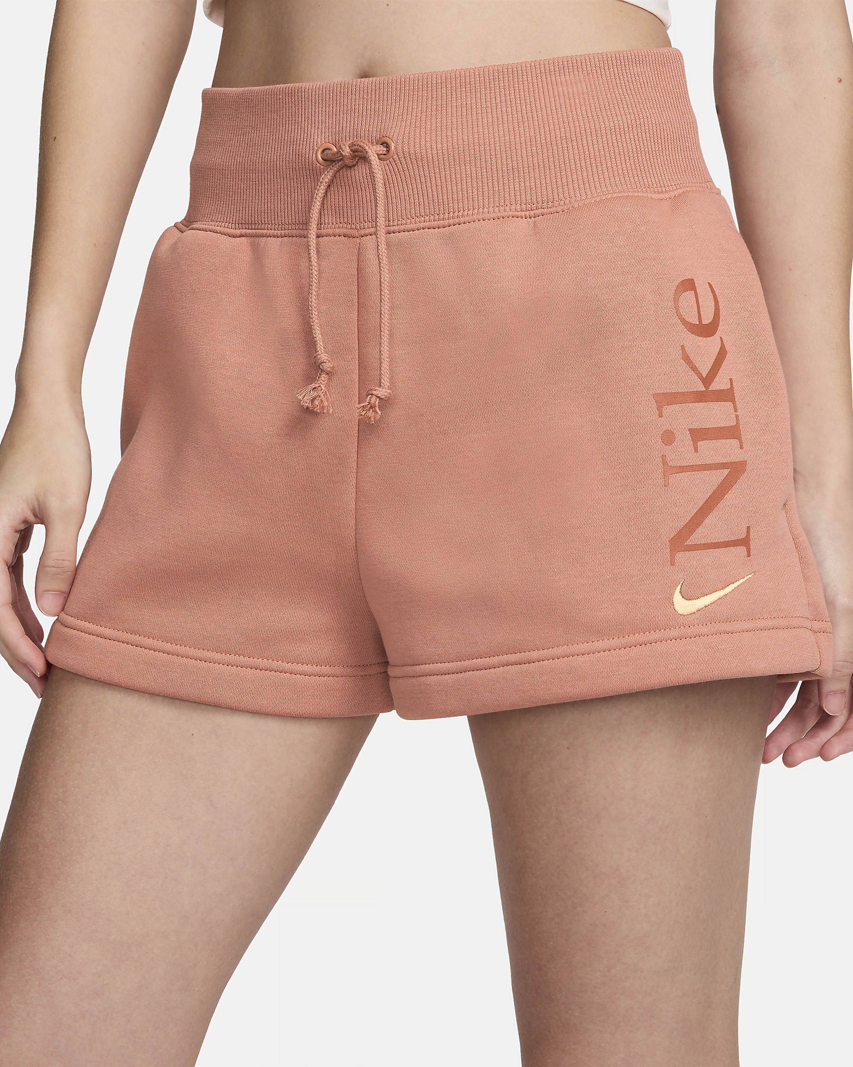 Women's Nike Sportswear Phoenix Fleece Loose High-Waisted 2" Logo Shorts - 2