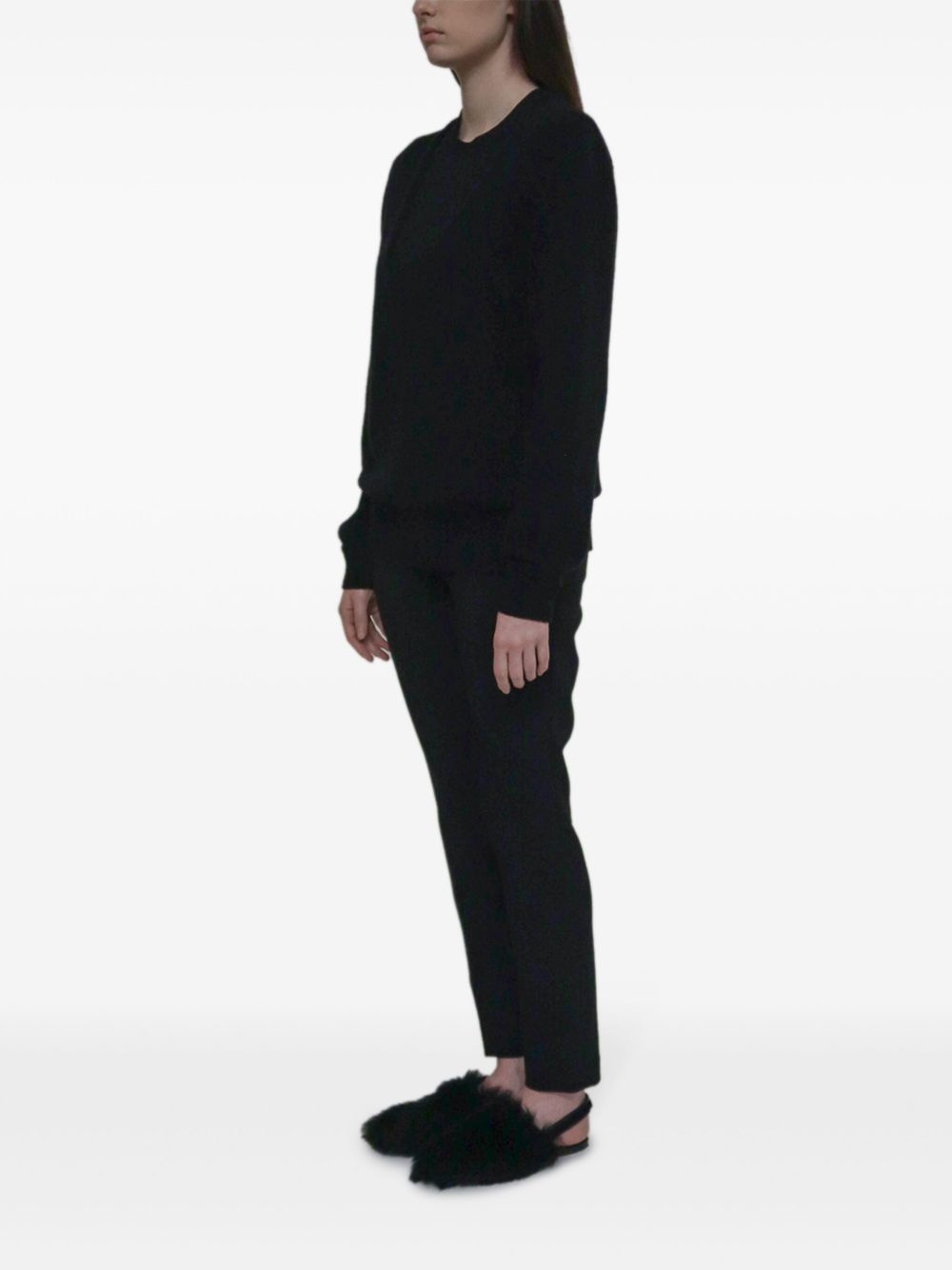V-neck knitted jumper - 3