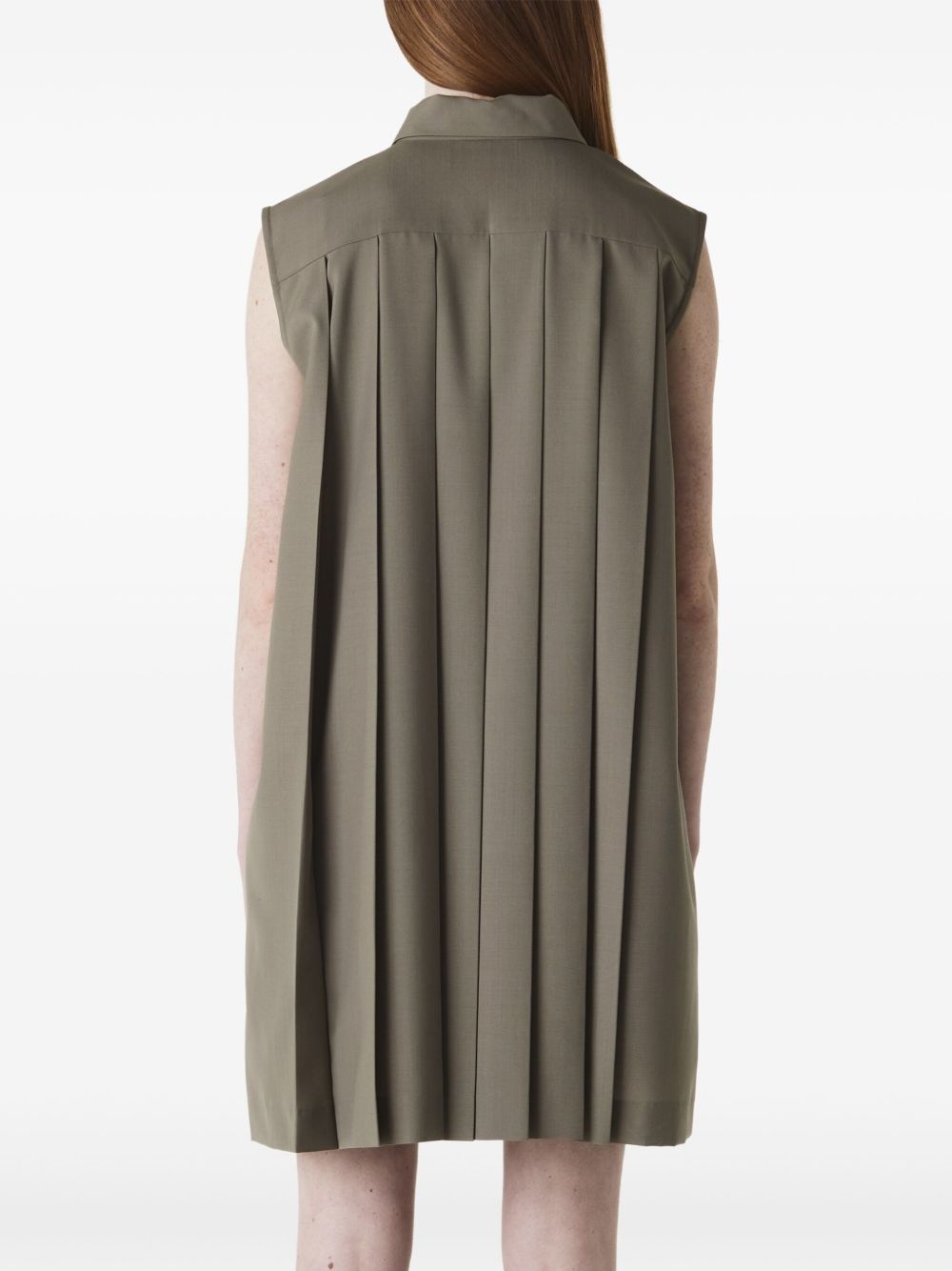 wool-blend dress - 3