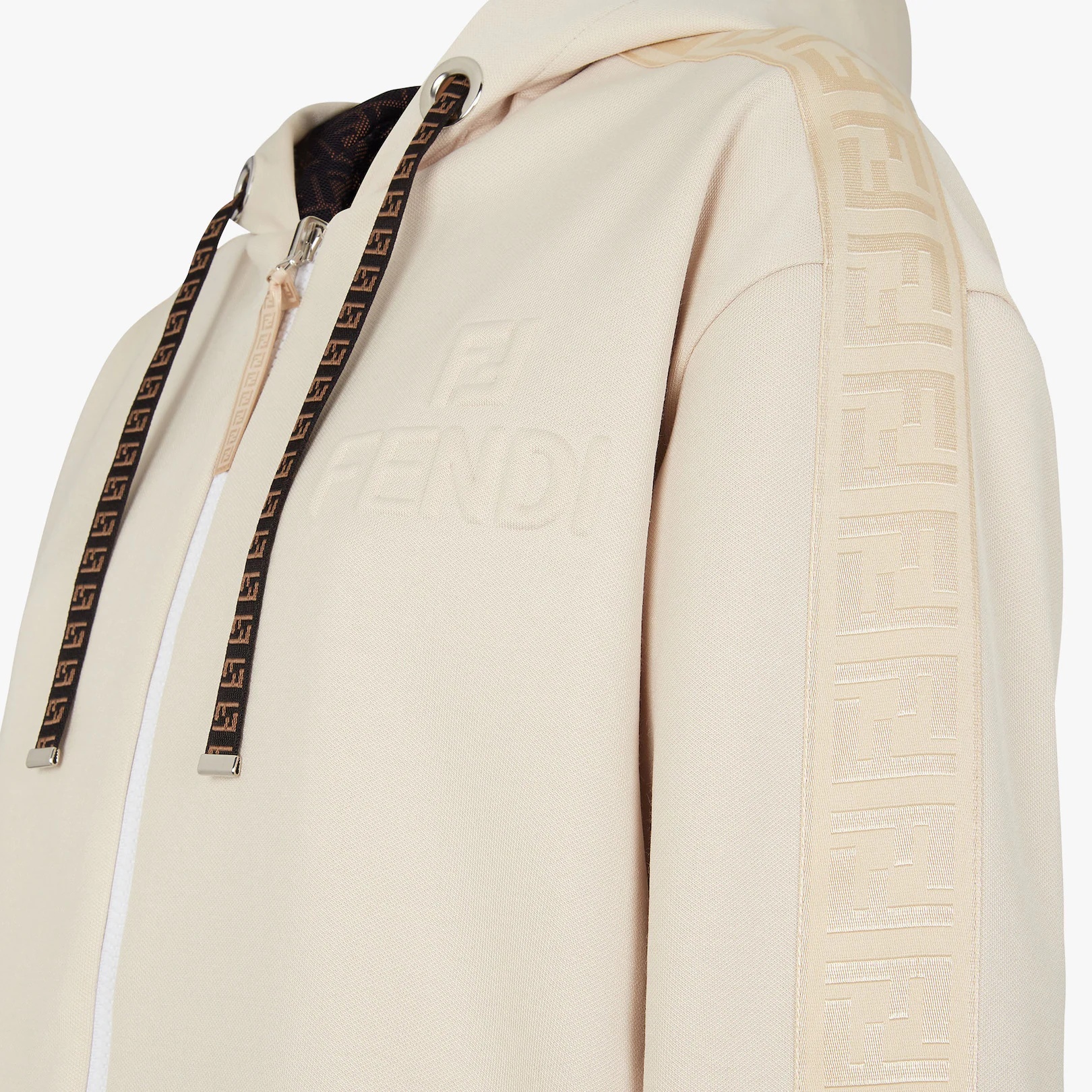 White jersey sweatshirt - 3