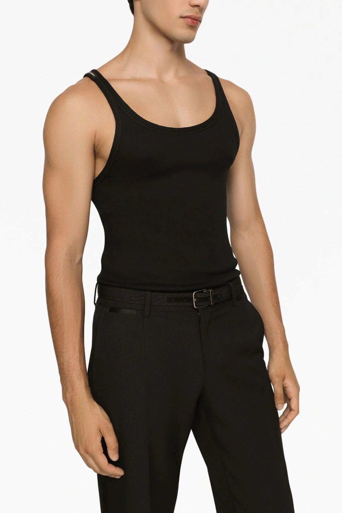 Dolce & Gabbana Men Ribbed Tank Top - 2