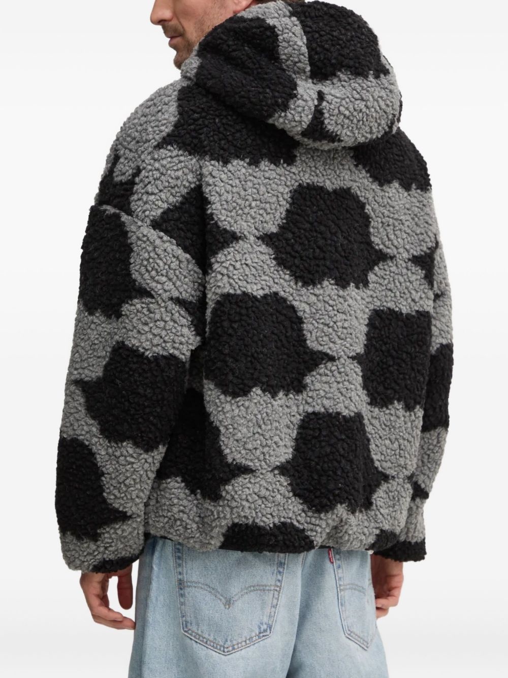 Angels hooded cloud-print jacket - 3