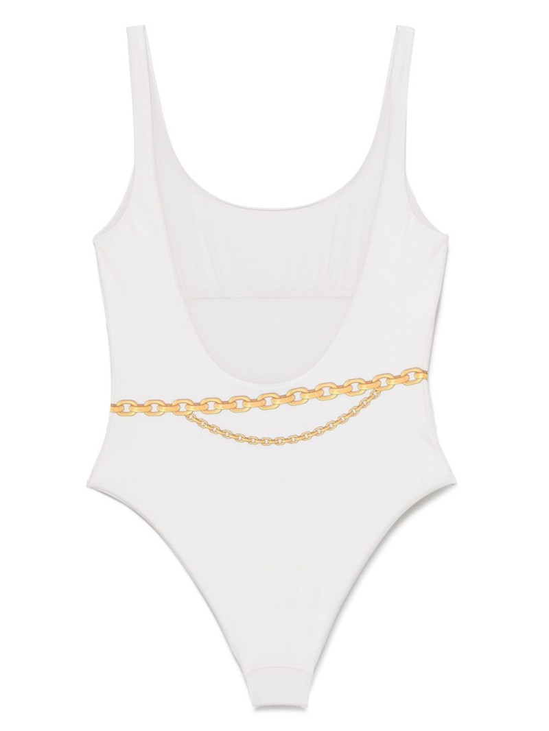 VERSACE Treasure-print swimsuit outlook