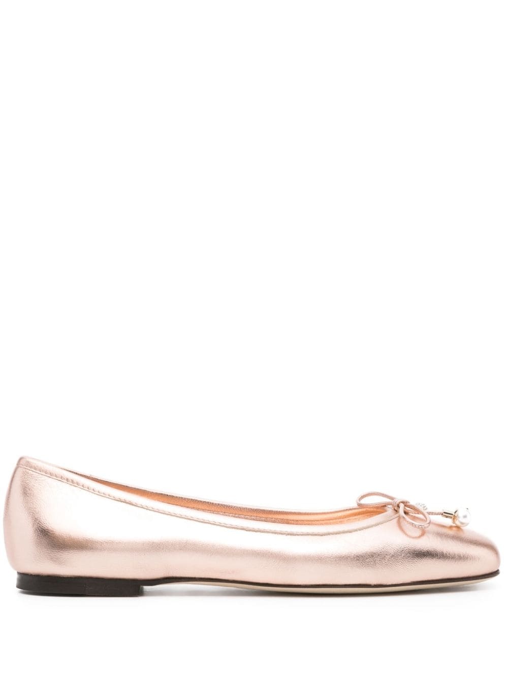 Elme metallic ballerina shoes - 1