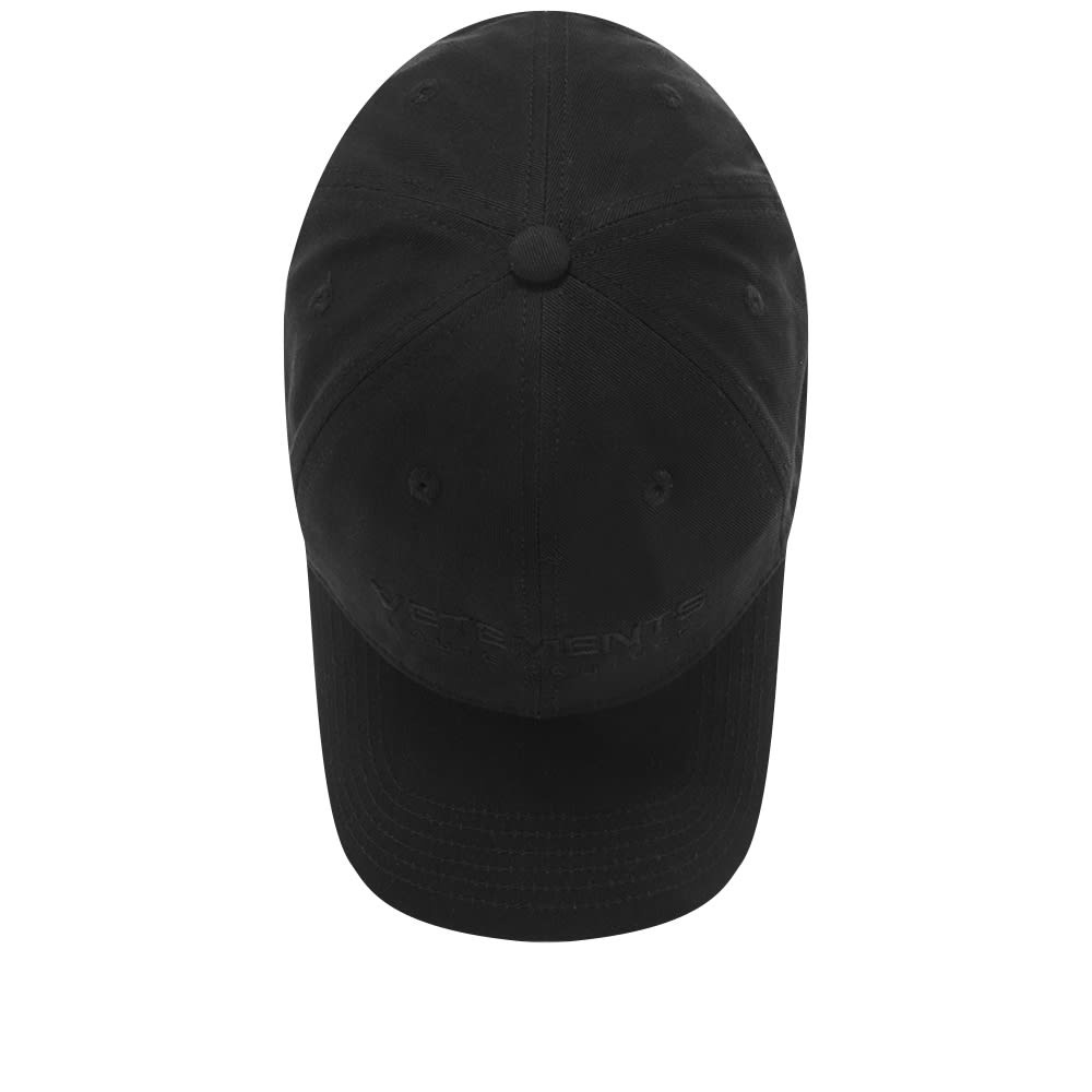 VETEMENTS All Black Logo Haute Couture Cap - 2