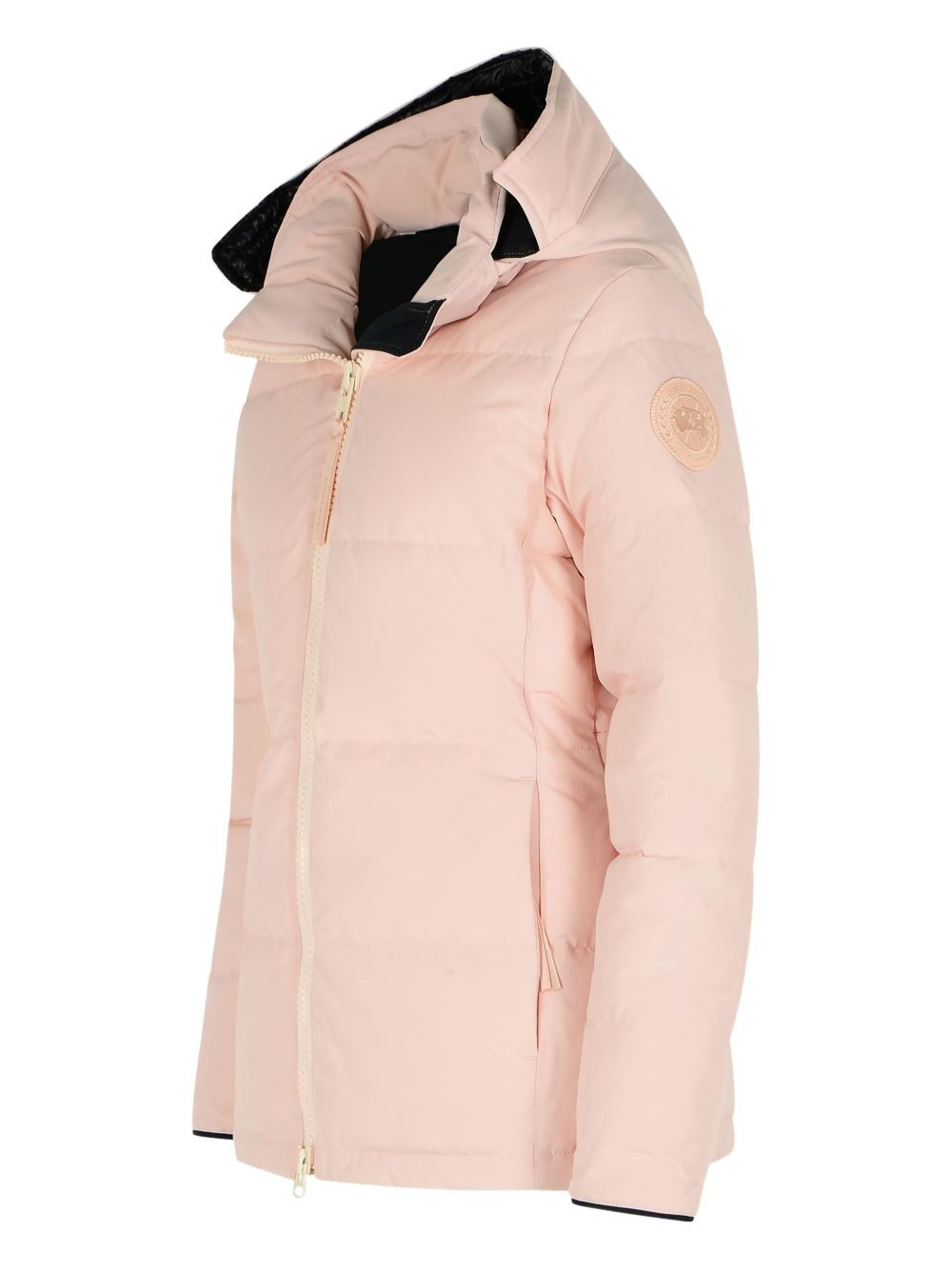 drawstring-hood puffer jacket - 3