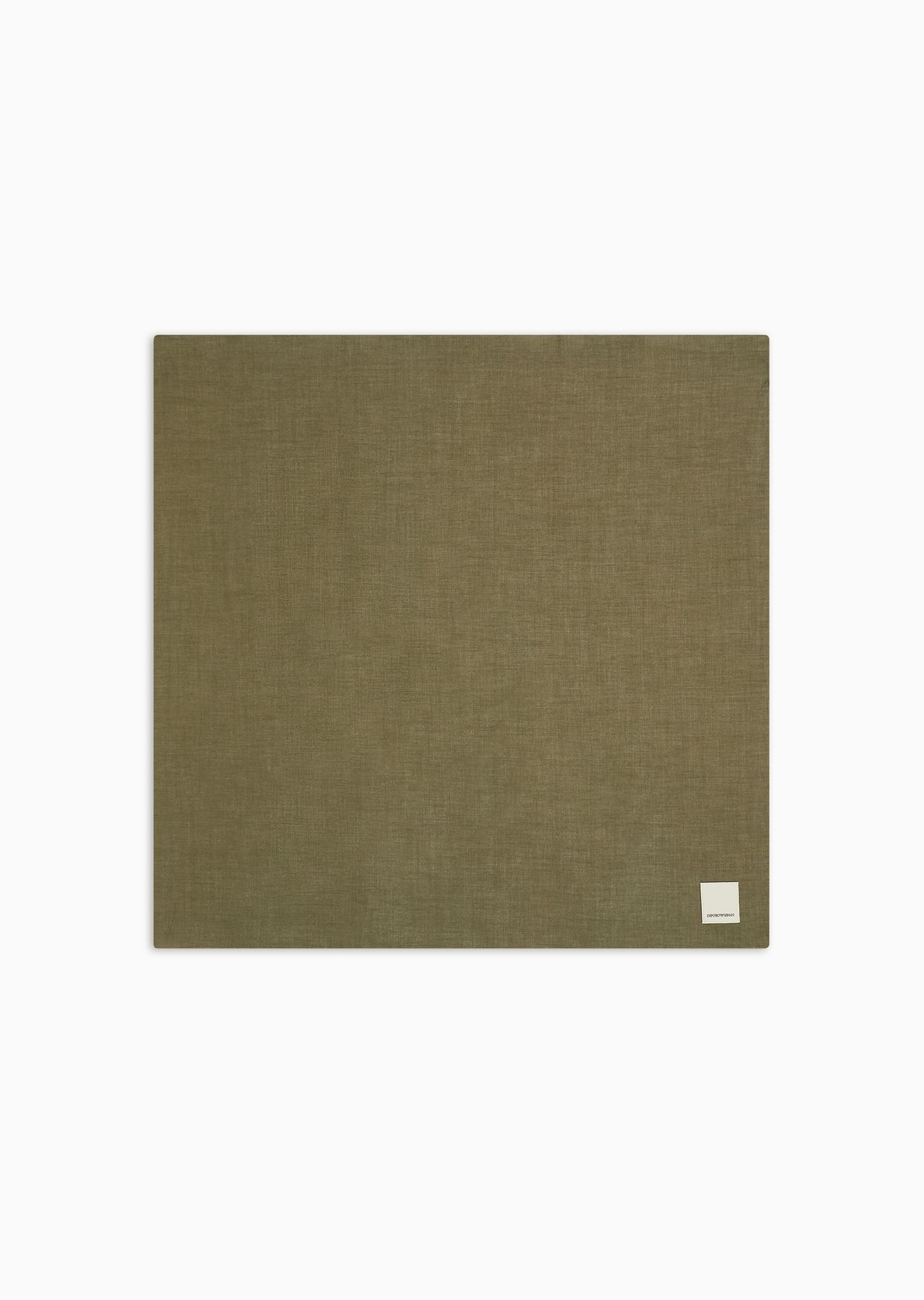 Emporio Armani Sustainability Values Capsule Collection organic cotton foulard - 1