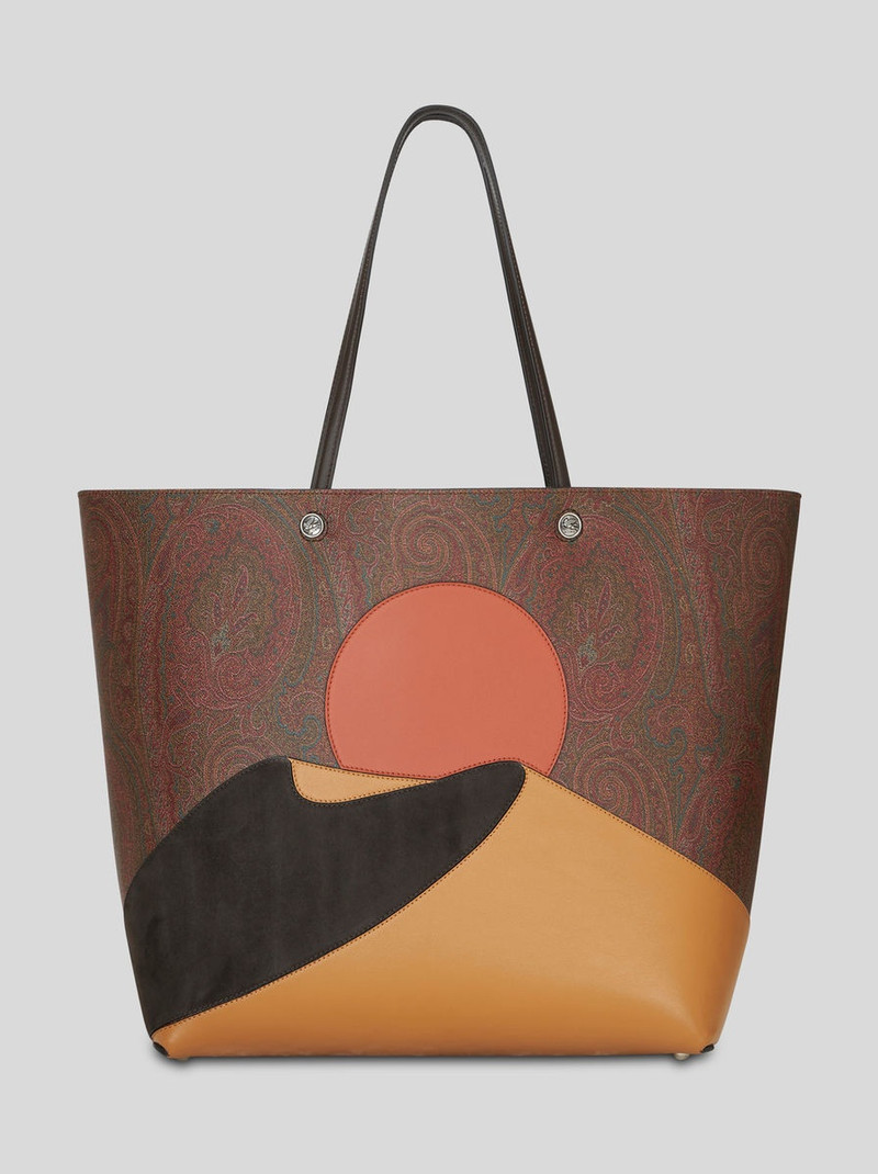 MAXI ETRO ESSENTIAL BAG WITH PATCH 4