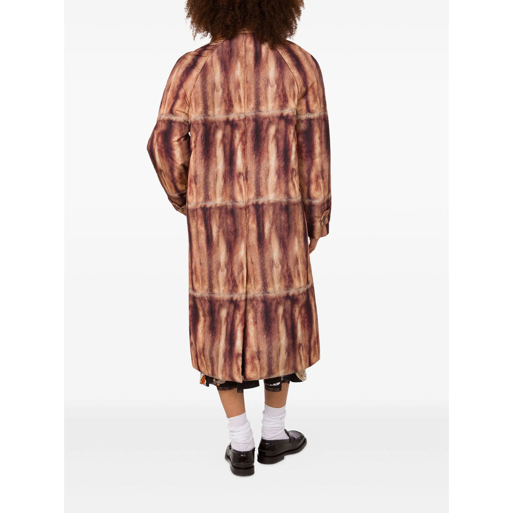 Moschino Brown Coats - Oversized Coats Women - 3