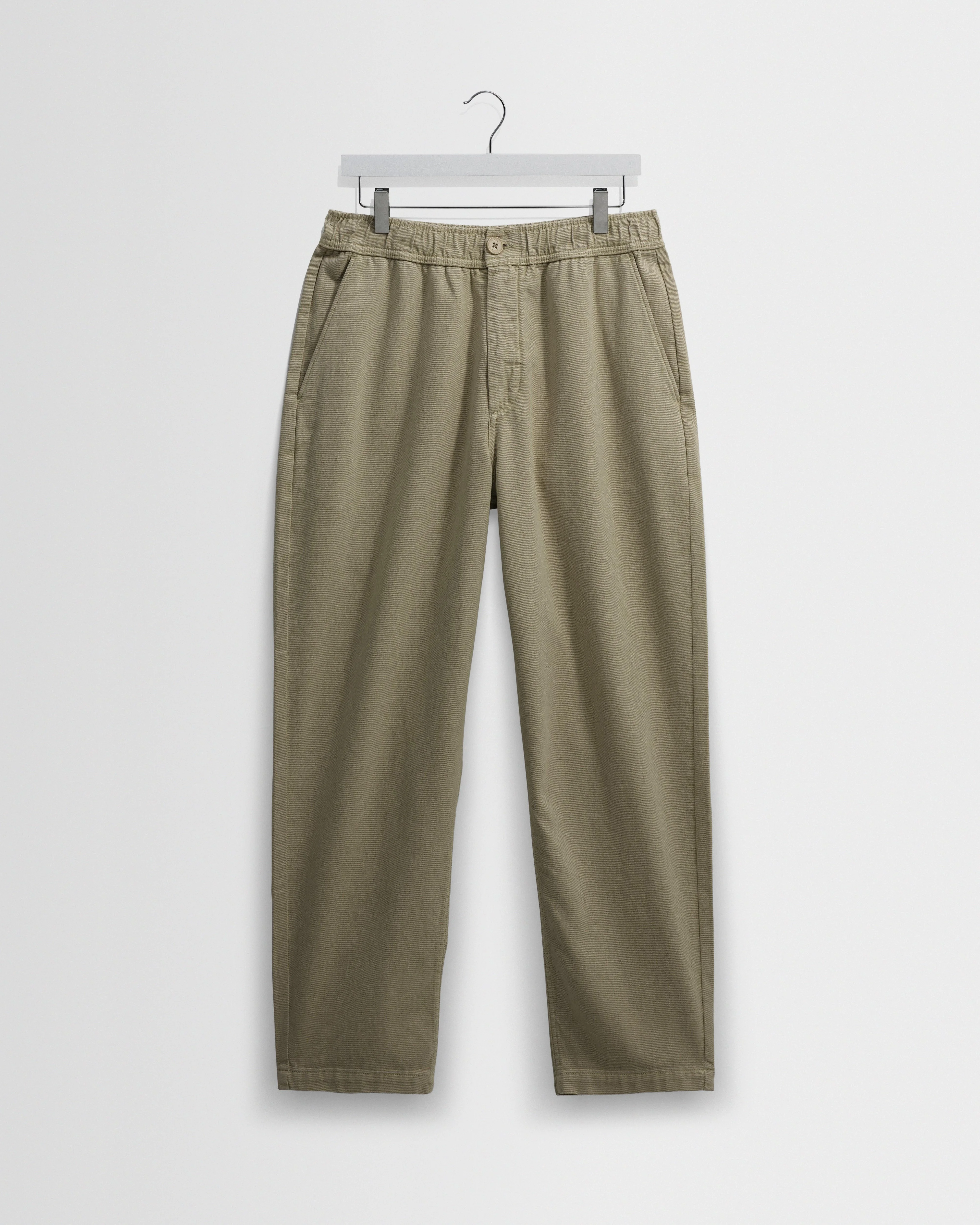 Kurt - Light Khaki Organic Cotton Trousers - 1