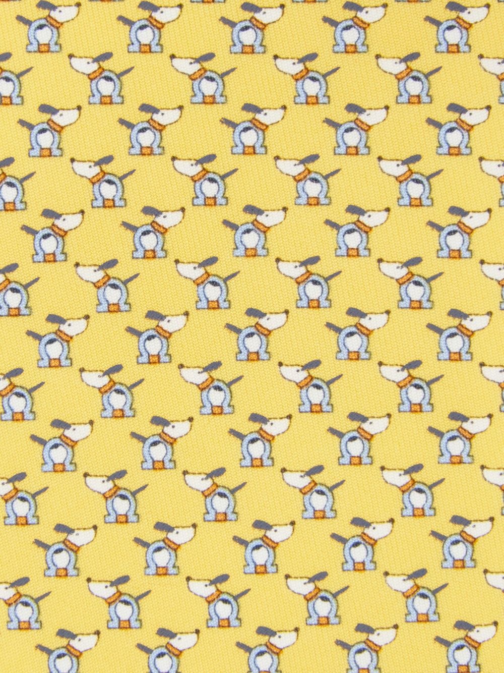patterned silk tie - 3