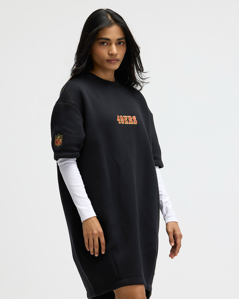San Francisco 49ers Rivalries Collection Oversized Tech Fleece Women's Nike NFL Dress 1