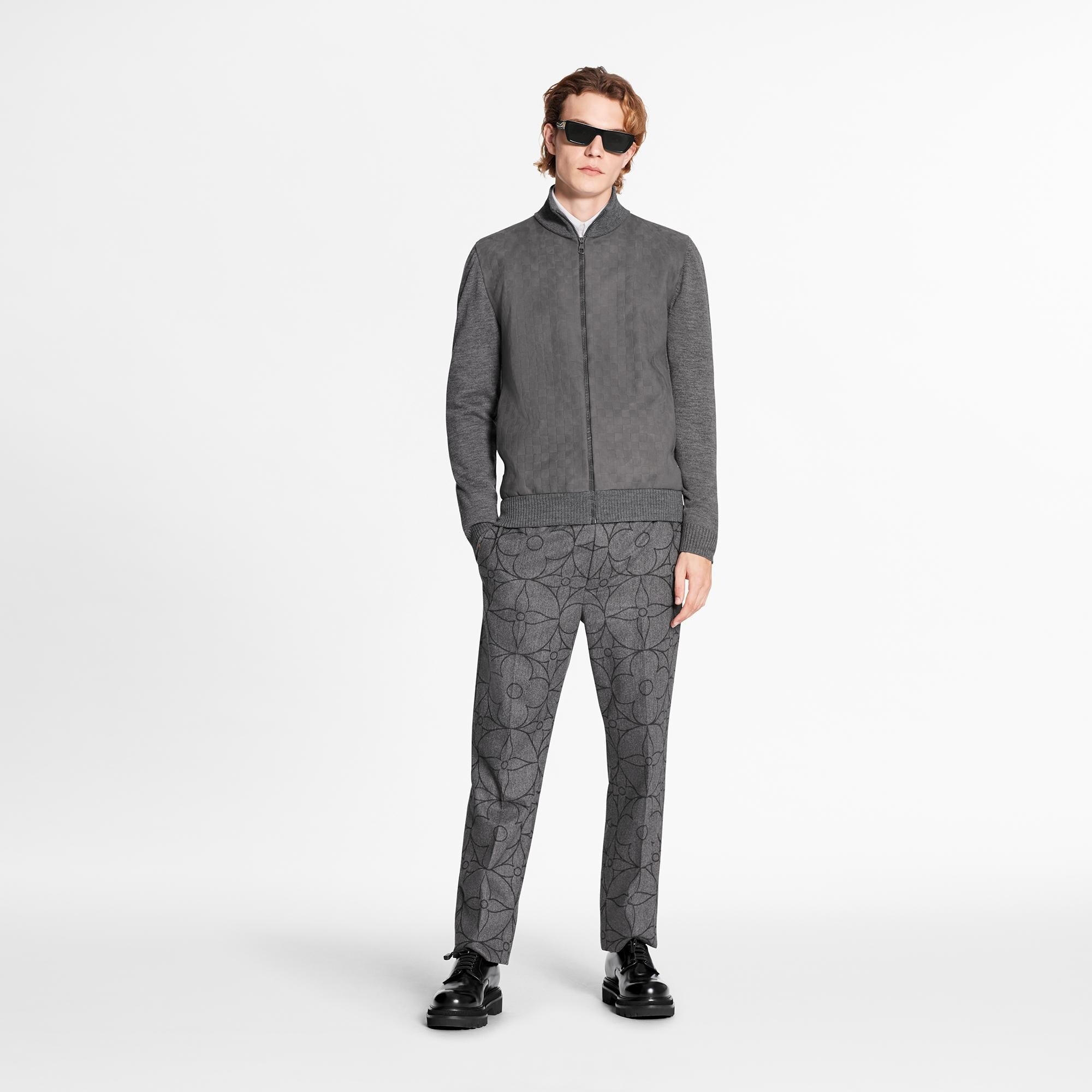 LVSE Damier Leather Front Zip-Through - 2