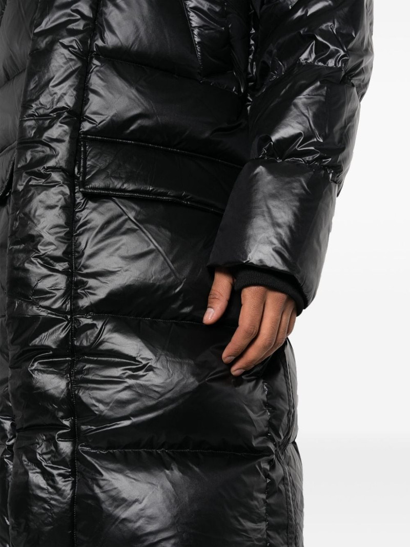 Trefoil-logo padded coat 5