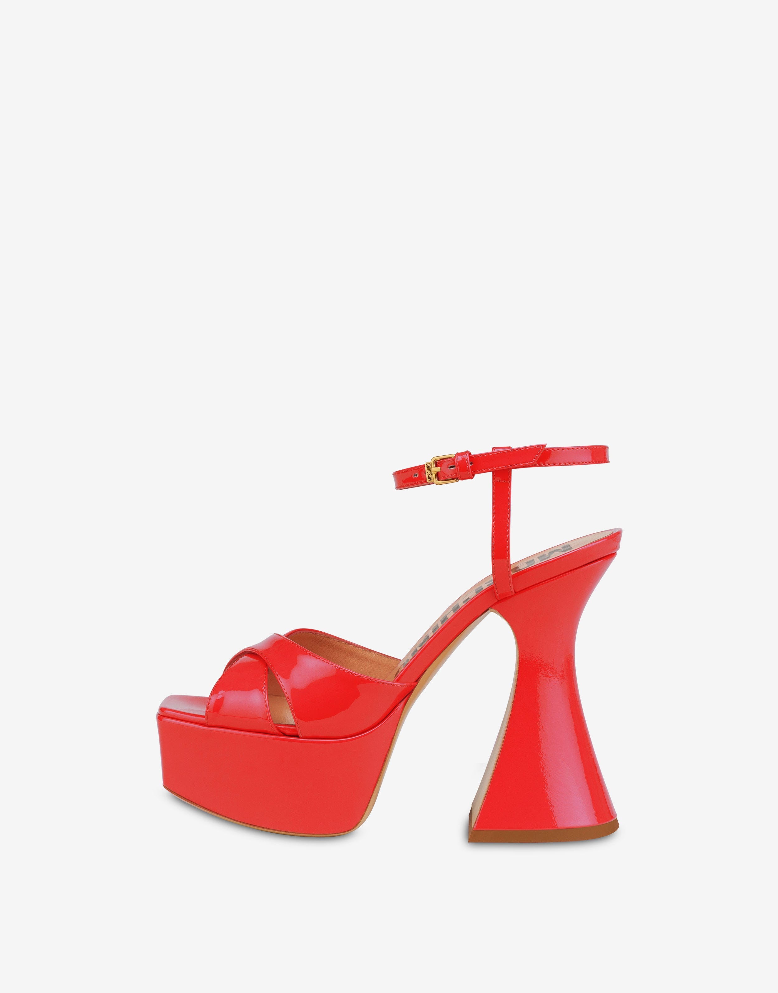 PATENT LEATHER PLATFORM SANDALS - 2