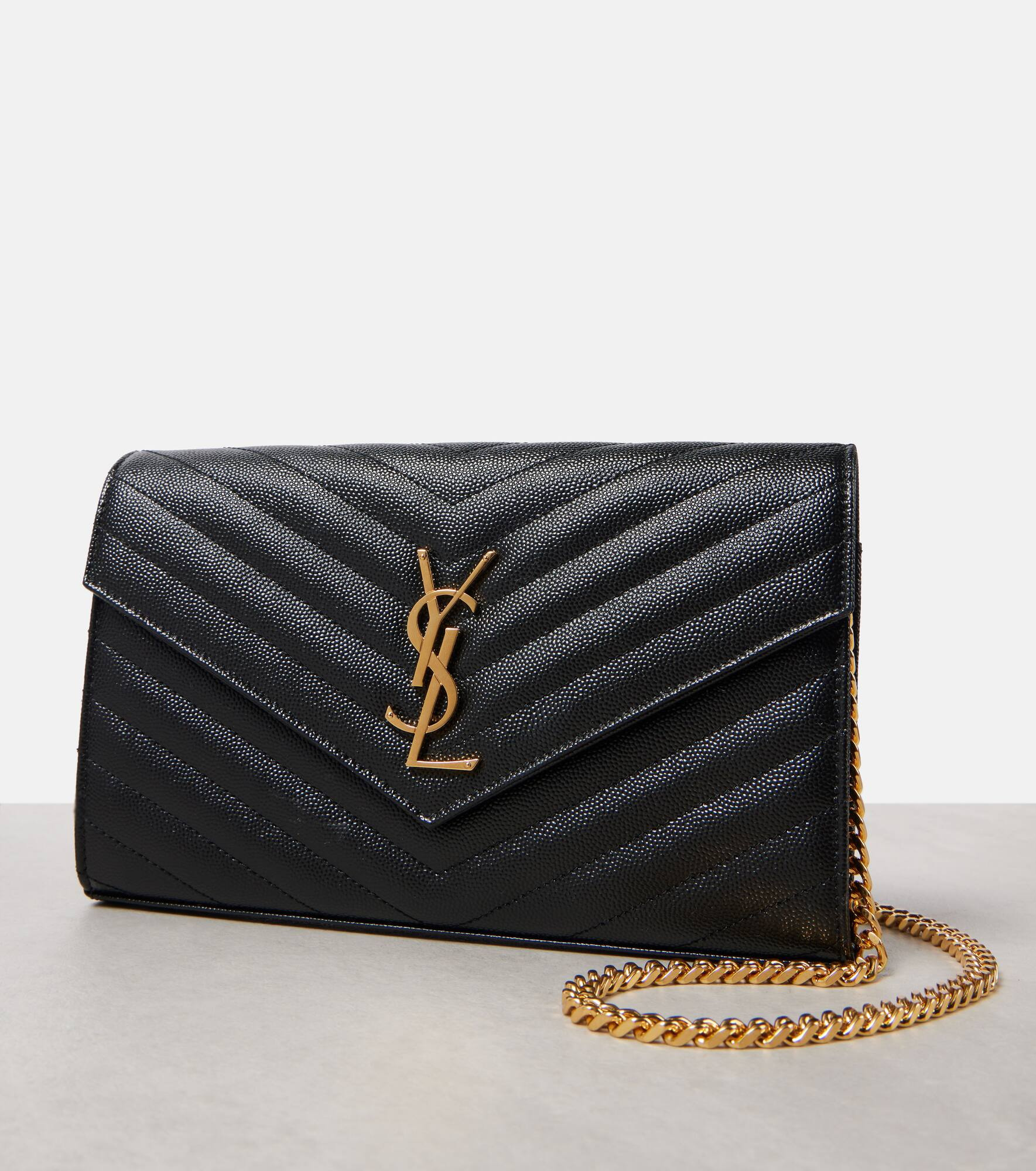 Cassandre matelassé leather wallet on chain - 6
