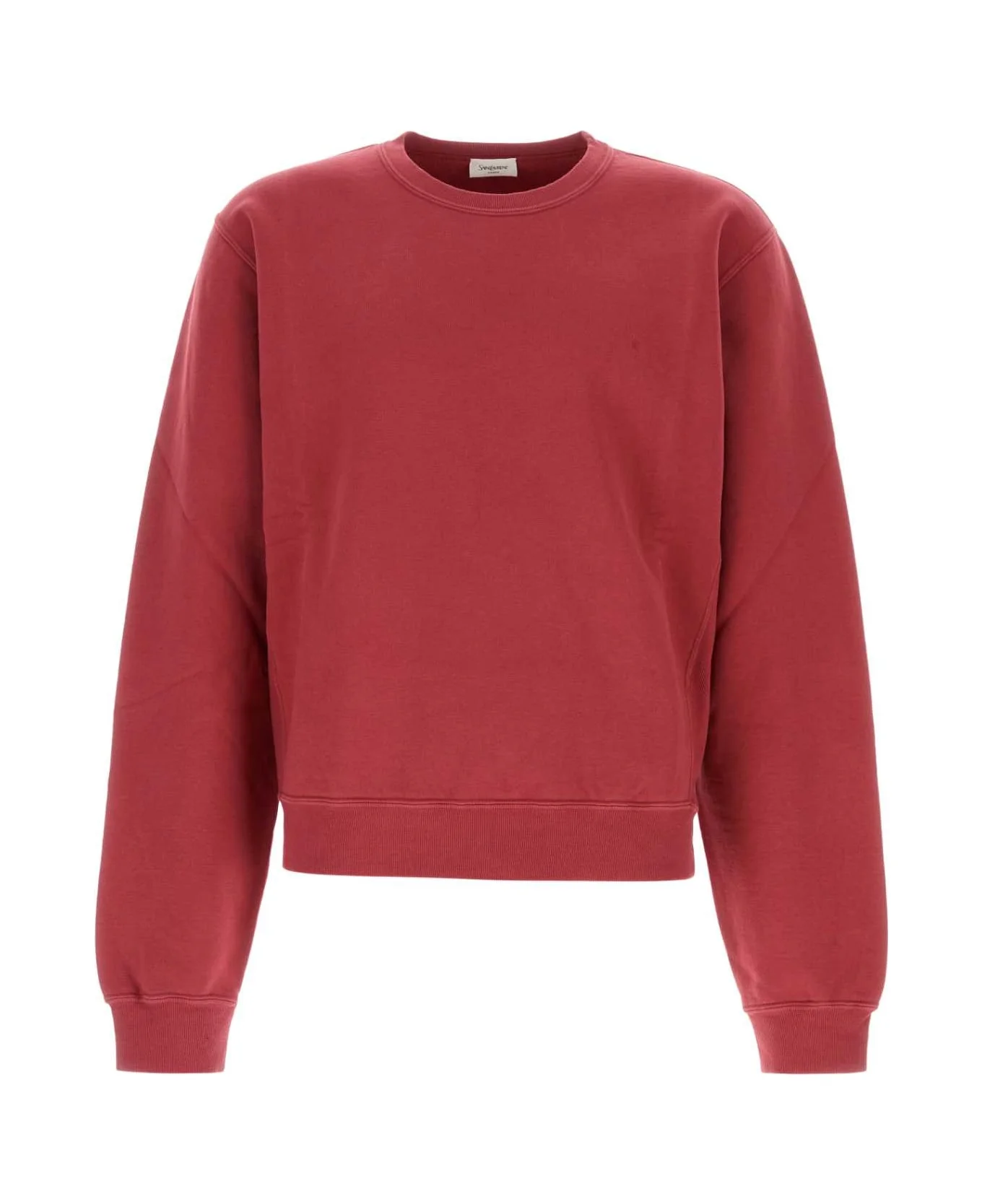 Tyrian Purple Cotton Sweatshirt - 1
