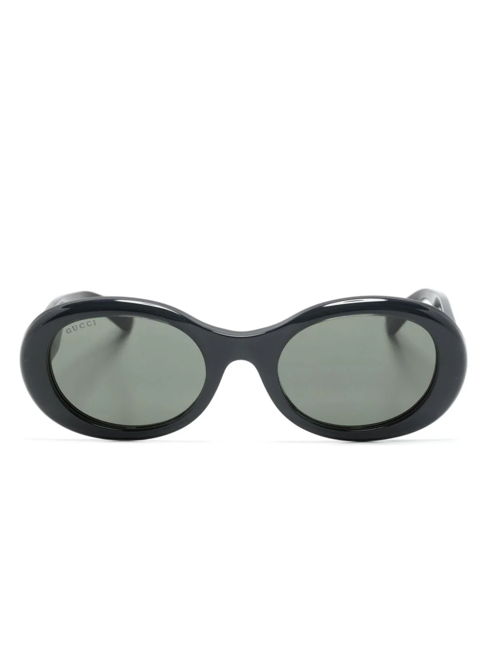 oval-frame sunglasses - 1