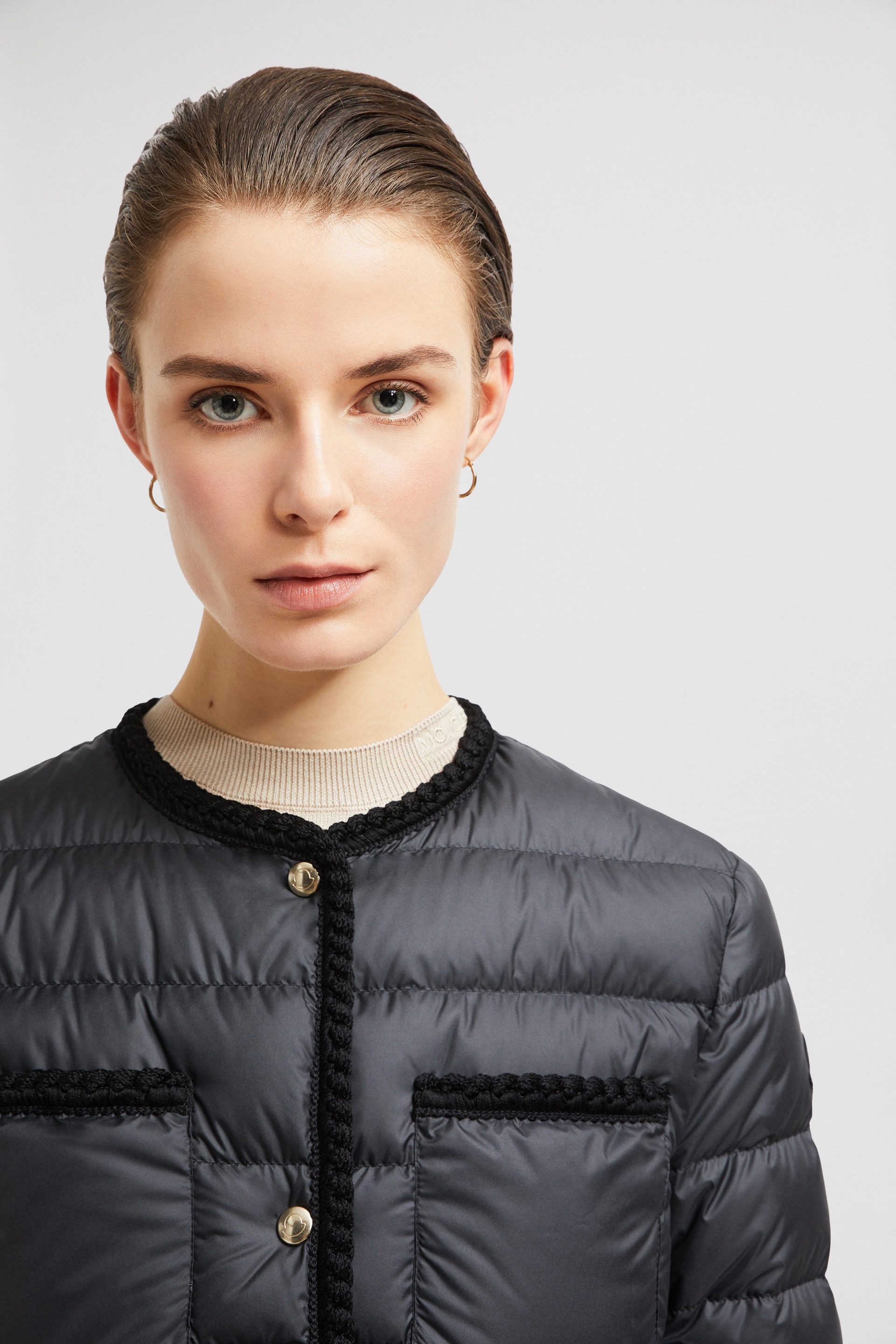Gencay Braided Trim Short Down Jacket - 4