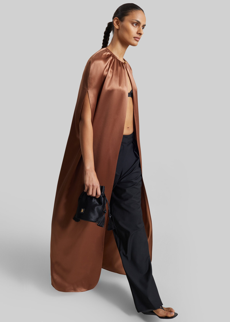 By Malene Birger Dallie Cape - Latte Brown 7