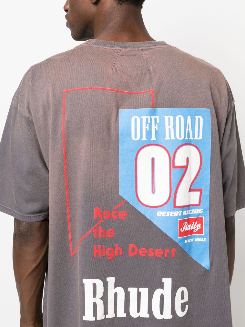 O2 Off-Road print cotton T-shirt - 5